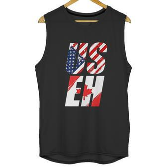 Canada Usa Flag Useh Canadian Flag Men Tank Top | Favorety