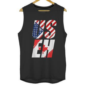 Canadian Flag American Usa Useh Canada Men Tank Top | Favorety