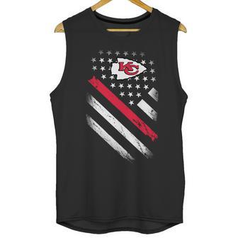 Chiefs American Flag Men Tank Top | Favorety CA