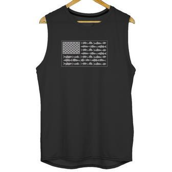 Columbia Americana Saltwater Fish Flag Men Tank Top | Favorety UK