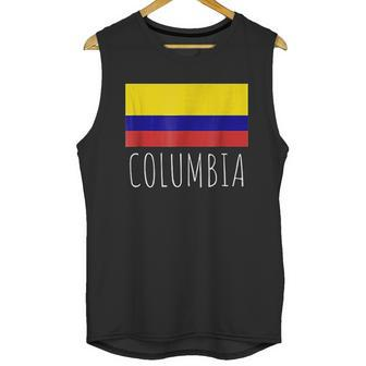 Columbia Flag Proud Men Tank Top | Favorety