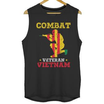 Combat Veteran Vietnam Us Army Veteran Day Army Graphic Design Printed Casual Daily Basic Men Tank Top | Favorety DE