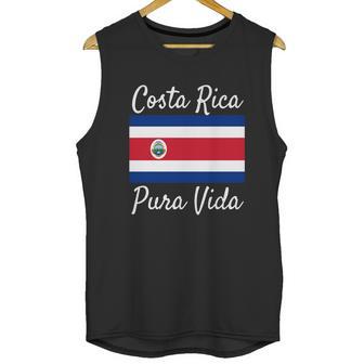 Costa Rica Pura Vida T-Shirt Beautiful National Flag Tee Men Tank Top | Favorety AU