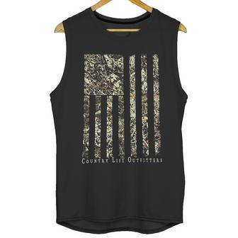 Country Life Outfitters Camo American Flag Men Tank Top | Favorety AU