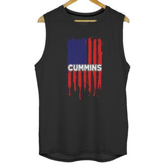 Cummins Usa Flag Tshirt Men Tank Top | Favorety CA