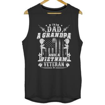 Im A Dad A Grandpa And Vietnam Veteran Graphic Design Printed Casual Daily Basic Men Tank Top | Favorety UK