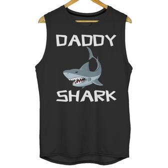 Daddy Gift Daddy Shark Men Tank Top | Favorety