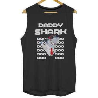 Daddy Shark Cool Dad Dad Birthday Gifts Men Tank Top | Favorety