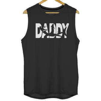 Basic Daddy Shark Design Dad Birthday Gifts Men Tank Top | Favorety