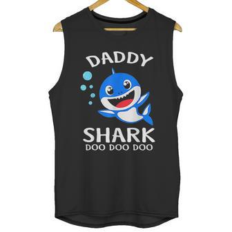 Daddy Shark Doo Doo Funny Fathers Day Gift Men Tank Top | Favorety UK