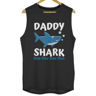 Daddy Shark Doo Doo Long Sleeve Family Shark Men Tank Top | Favorety