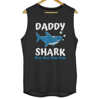 Daddy Shark Doo Doo Matching Family Shark Set Men Tank Top | Favorety