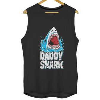 Daddy Shark Fathers Day Gifts Family Matching Dad Men Tank Top | Favorety DE