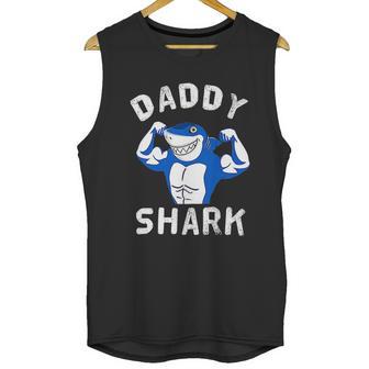 Daddy Shark Gym Lover Dad Birthday Gifts Men Tank Top | Favorety AU