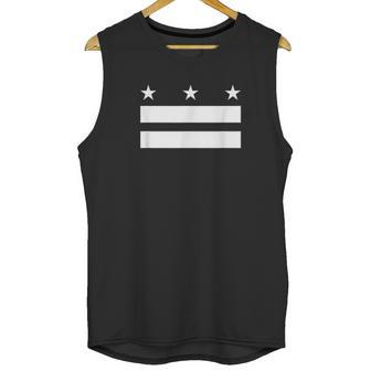 The District Of Columbia Flag Design Men Tank Top | Favorety