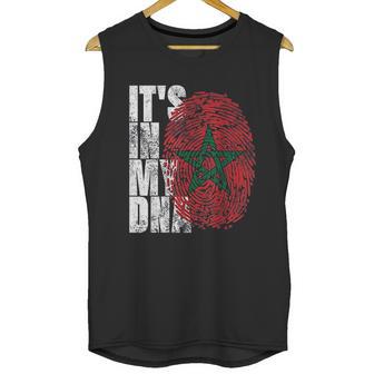 It Is In My Dna Moroccan African Gifts Moorish Morocco Flag Men Tank Top | Favorety CA