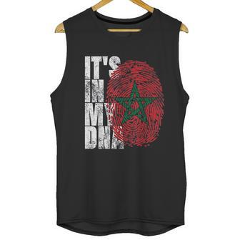 It Is In My Dna Moroccan African Gifts Moorish Morocco Flag Men Tank Top | Favorety