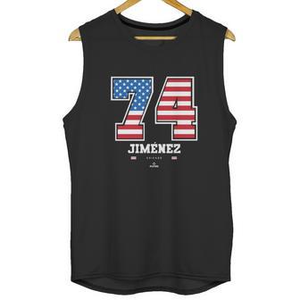 Eloy Jimenez Us Flag Number Men Tank Top | Favorety