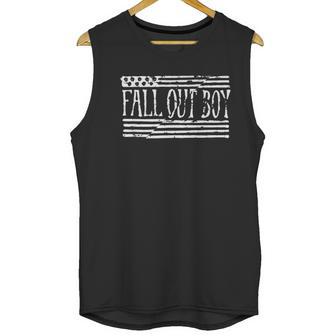 Fall Out Boy Split Flag Men Tank Top | Favorety CA