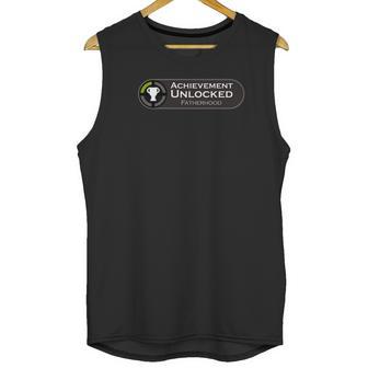 Fatherhood Achievement Unlocked Fathers Day Gaming Men Tank Top | Favorety AU