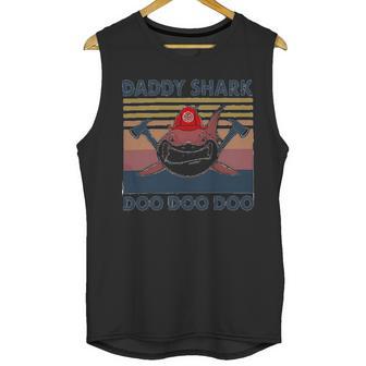 Firefighter Daddy Shark Doo Doo Doo Men Tank Top | Favorety AU