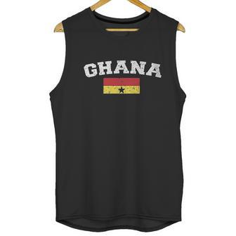 Mens Flag Of Ghana Faded Ghanaian Flag Men Tank Top | Favorety AU