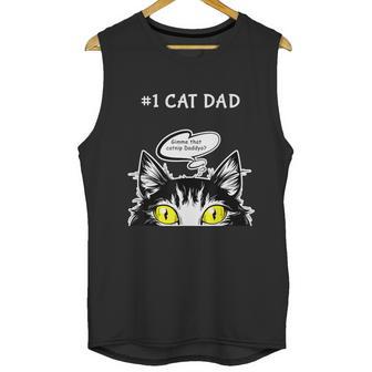 Mens Funny Cat Fathers Day Catnip Crack Cat Weed Best Cat Dad Men Tank Top | Favorety UK