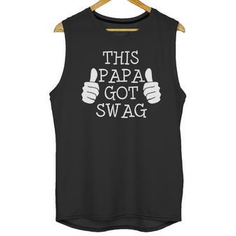 Funny Fathers Day 2018 This Papa Got Swag Men Tank Top | Favorety UK