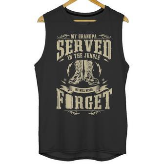 My Grandpa Served In The Jungle Vietnam Veteran Men Tank Top | Favorety UK