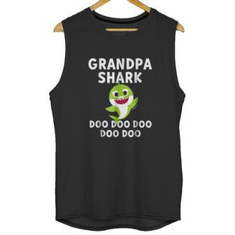 Grandpa Shark Doo Doo Doo Baby Shark Men Tank Top | Favorety AU