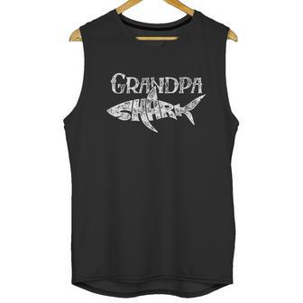 Grandpa Shark Family Matching Men Jawsome Gifts Men Tank Top | Favorety DE