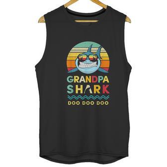 Grandpa Shark Gift For Grandfather Men Tank Top | Favorety CA