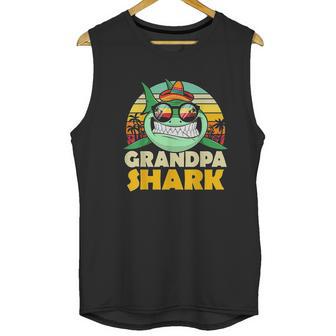 Grandpa Shark Grandpa Gifts From Grandchildren Fathers Day Men Tank Top | Favorety