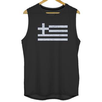 - Greece Flag Vintage Style Men Tank Top | Favorety