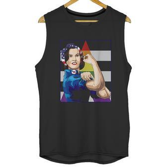 Gretchen Whitmer Staight Ally Flag Strong Woman Men Tank Top | Favorety DE