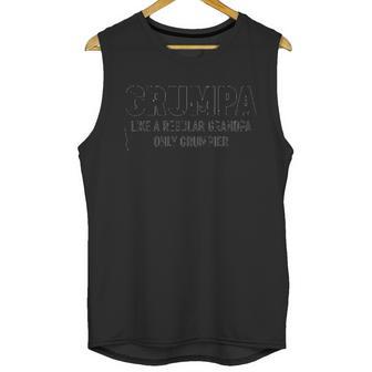 Grumpa Like A Regular Grandpa Only Grumpier Good New Gift Men Tank Top | Favorety UK