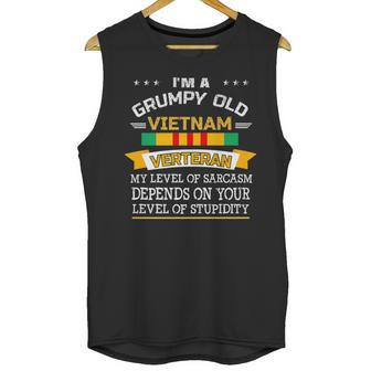 Im A Grumpy Old Vietnam Veteran Veterans Day Sarcasm Men Tank Top | Favorety UK