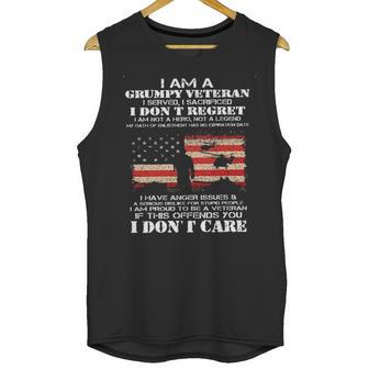 I Am A Grumpy Veteran I Dont Care 2022 New Gift Men Tank Top | Favorety UK