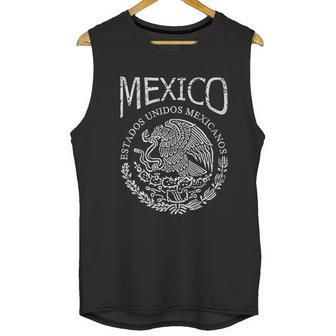 Hecho En Mexico Mexican Flag Coat Of Arms Escudo Mexicano For Men Men Tank Top | Favorety CA