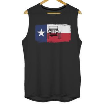 Jeep Texas Flag Men Tank Top | Favorety UK