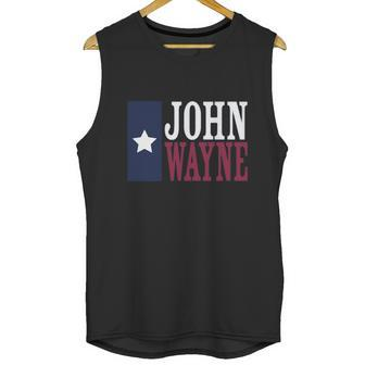 John Wayne American Flag Men Tank Top | Favorety