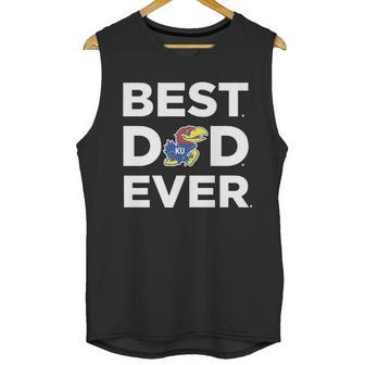 Kansas Jayhawks_Best Dad Ever Men Tank Top | Favorety DE