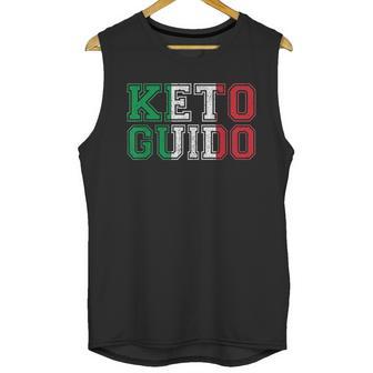 Keto Guido Italian Ketogenic Diet Italy Flag Men Tank Top | Favorety