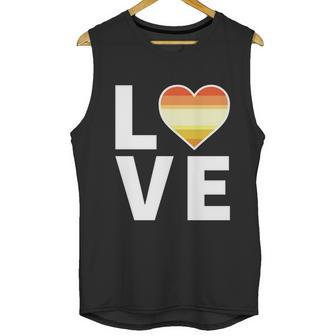 Lgbtq Butch Lesbian Flag Heart Gift Lgbtqia Love Butch Lesbian Gift Graphic Design Printed Casual Daily Basic Men Tank Top | Favorety