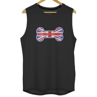 Mirage Pet Products 1Bone Shaped United Kingdom Union Jack Flag Men Tank Top | Favorety