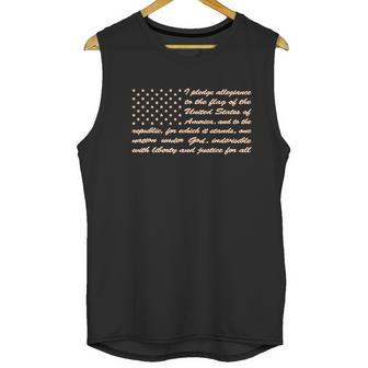 Mixtbrand Amerian Flag Pledge Of Allegiance Men Tank Top | Favorety AU