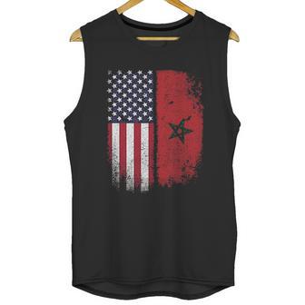 Moorish American Flag Morocco Usa Moroccan Star Men Tank Top | Favorety UK