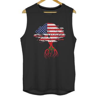 Moroccan Roots American Flag Morocco Gifts Men Tank Top | Favorety UK