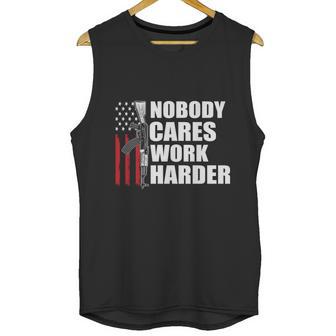 Nobody Cares Work Harder Ar15 Us Army Veteran Day Graphic Design Printed Casual Daily Basic Men Tank Top | Favorety AU