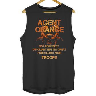 Not Your Best Defoliant Agent Orange Veteran Men Tank Top | Favorety